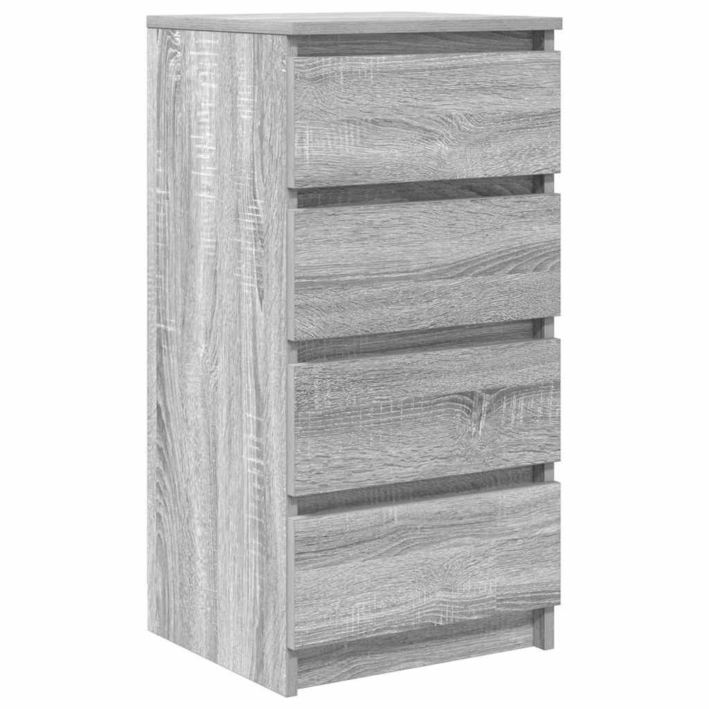 vidaXL Sideboard Sideboard Grau Sonoma 37,5x35x76 cm Holzwerkstoff (1 St)