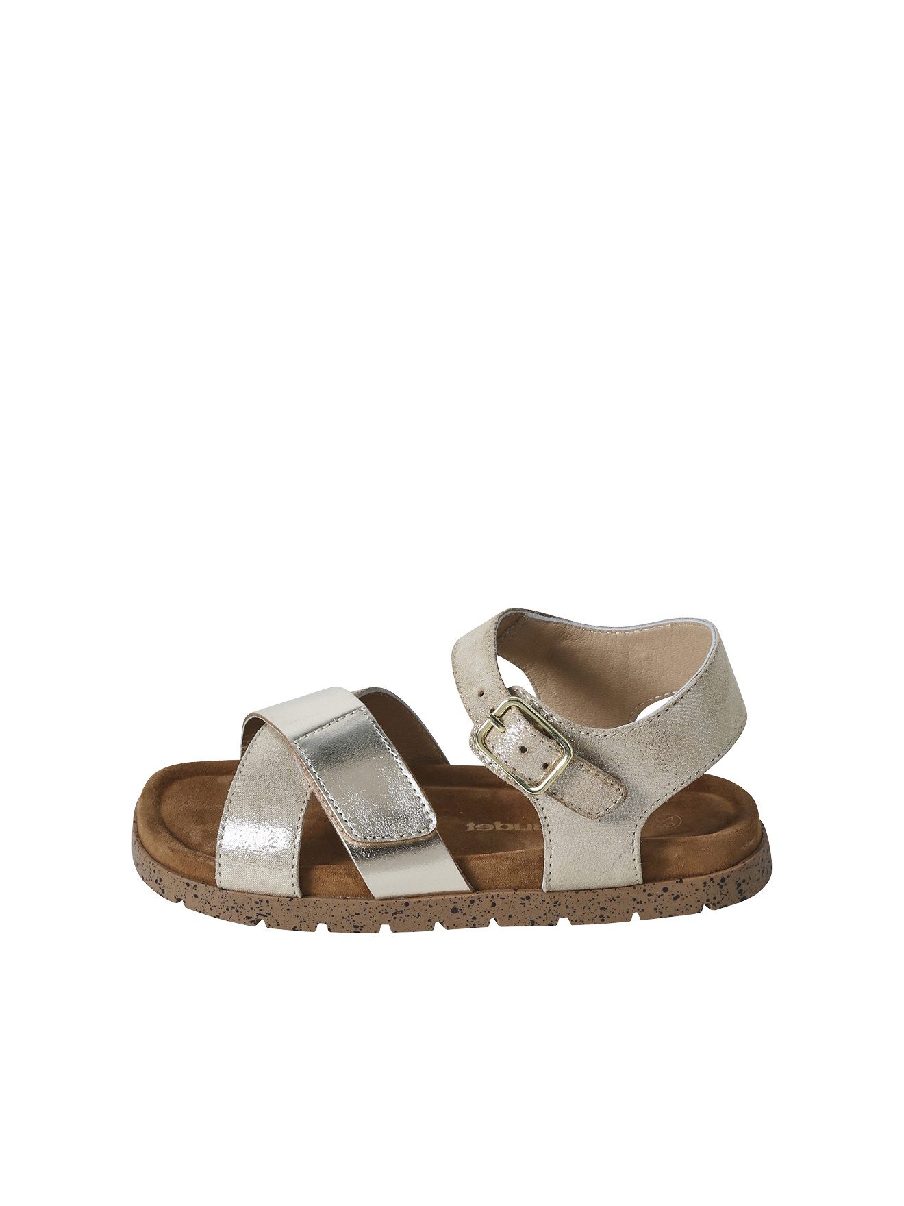 vertbaudet Kinder Sandalen in Glanz-Optik Sandale