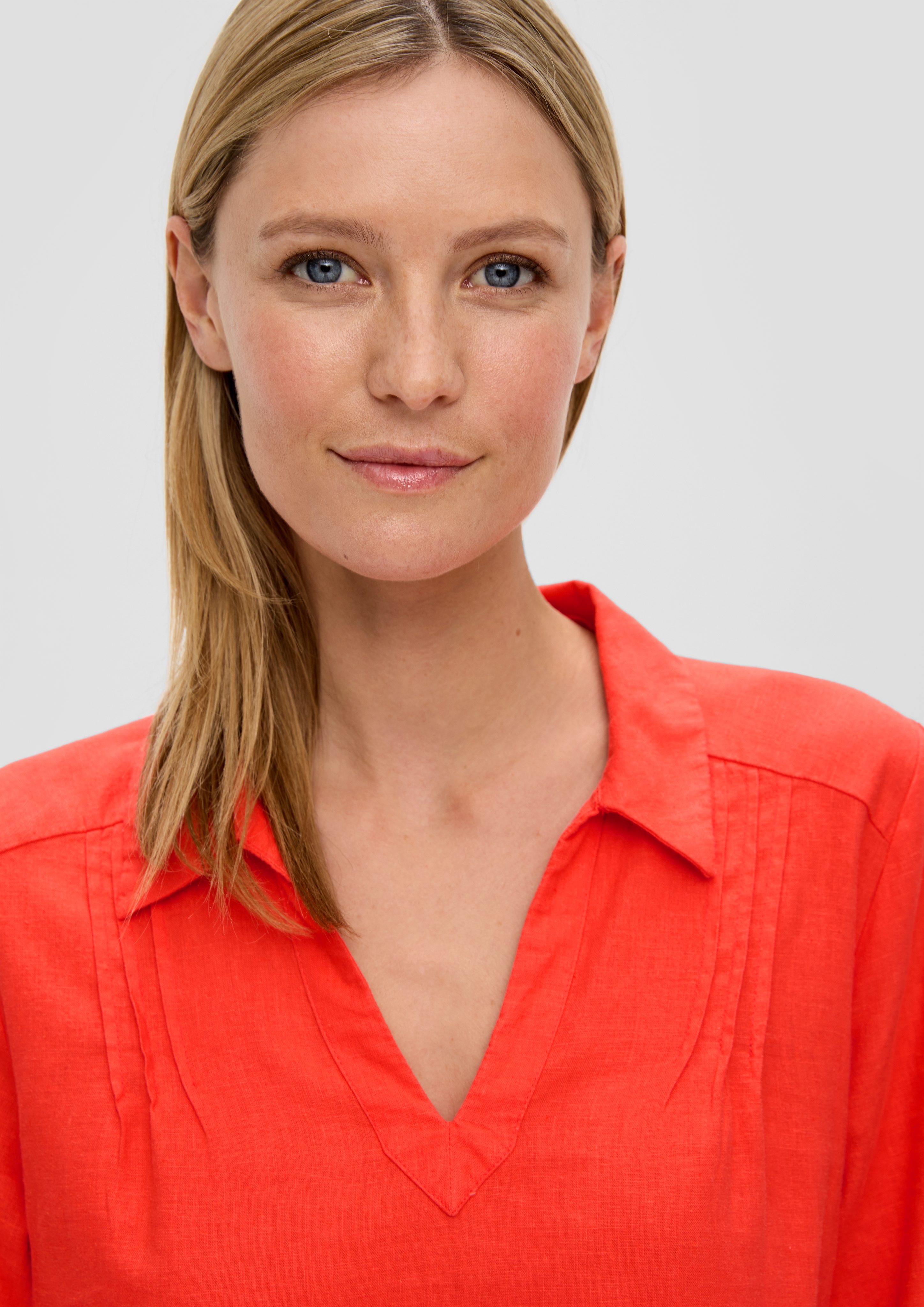 s.Oliver Minikleid Relaxed Fit-Kleid aus Leinenmix günstig online kaufen