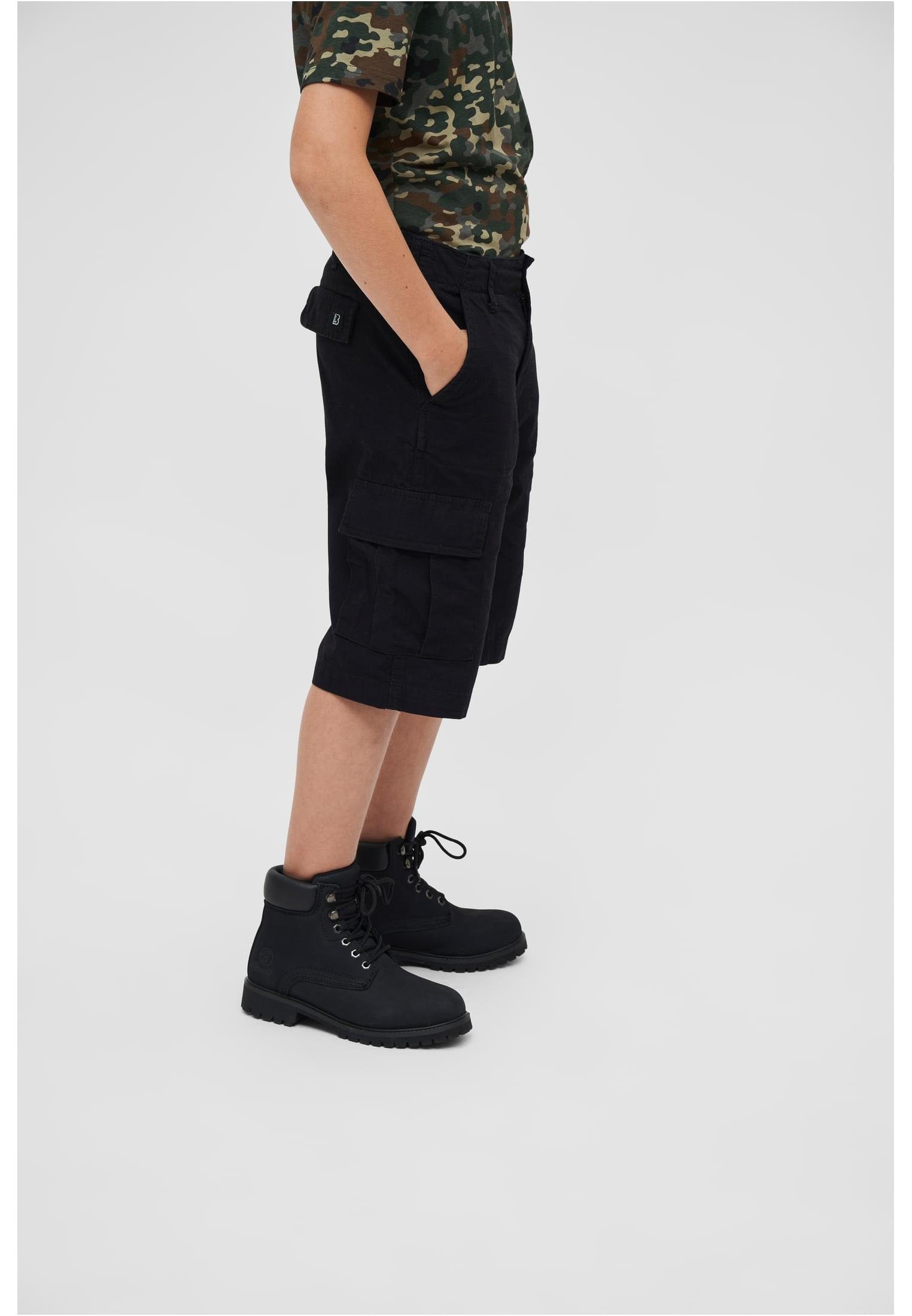 Kids Stoffhose Ripstop Shorts BDU (1-tlg) Unisex black Brandit