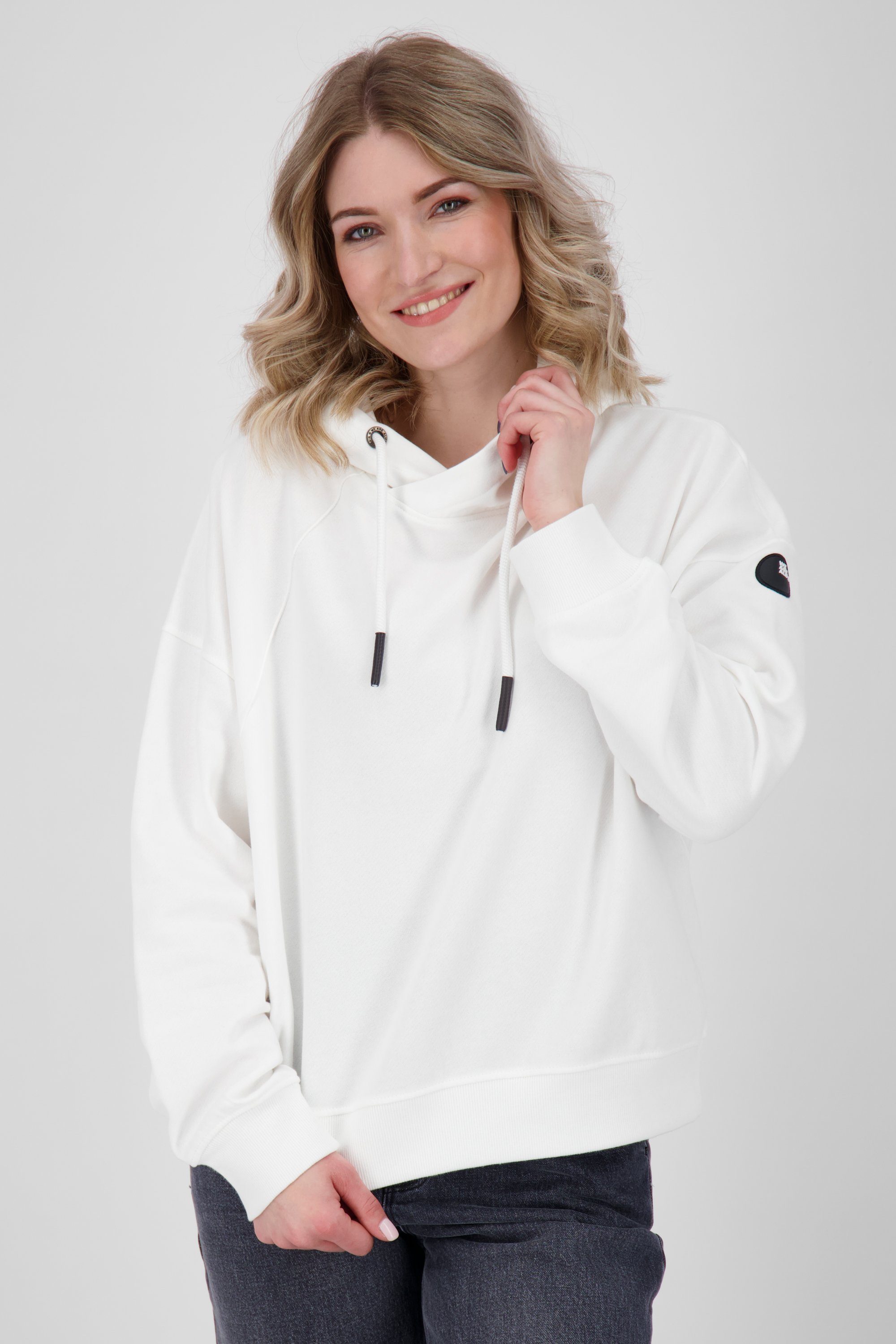 Alife & Kickin Kapuzensweatshirt JessyAK B Sweat Damen Kapuzensweatshirt, Sweatshirt white