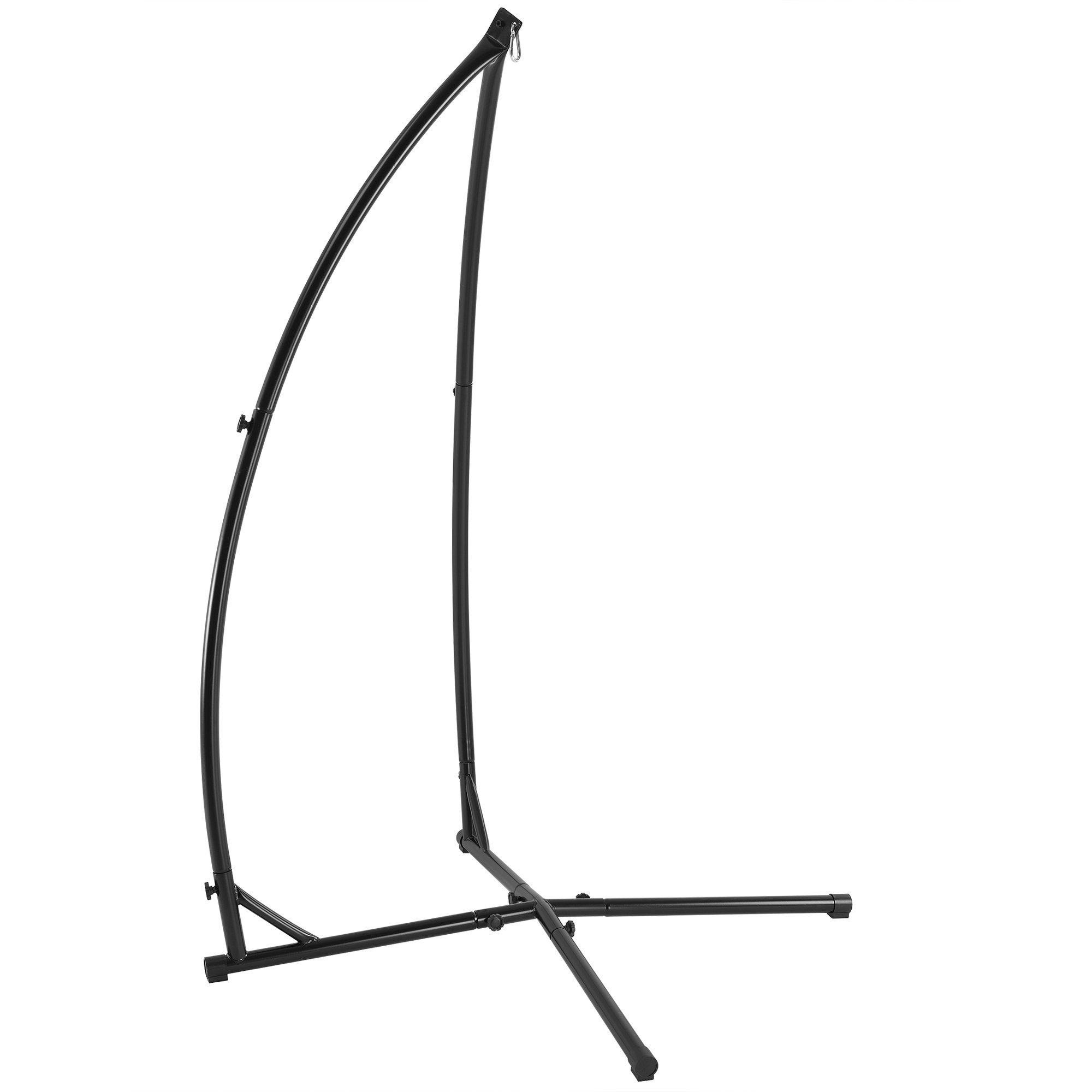 casa.pro Hängemattengestell, »Chieti« Gestell für Hängesessel 110x110x205cm Metall Schwarz