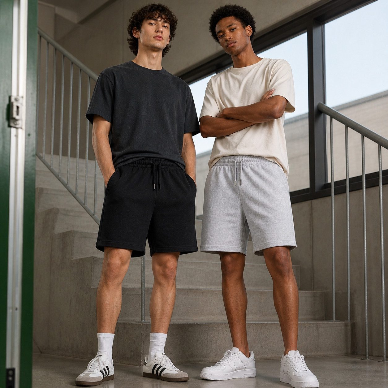 Sweatshorts Herren Shorts Kurz Sportshorts