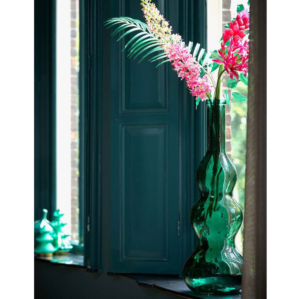 Light & Living Dekovase Dekovase Vase VENERIO Light & Living Blumenvase Ø26,5x75 cm Dunkelgrün