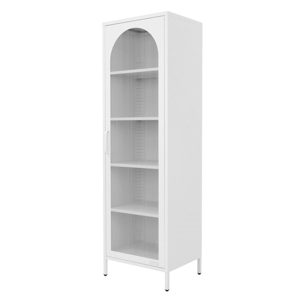 ML-DESIGN Vitrine Buffet Küchenschrank Vitrinenschrank Stahl Standvitrine m günstig online kaufen