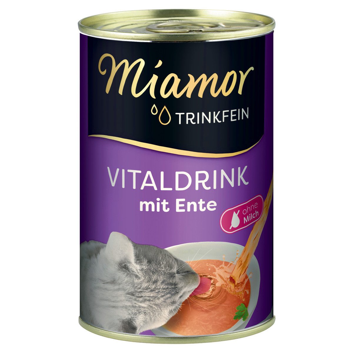 Miamor Trinkfein Vitaldrink mit Ente 135 ml - 24 Stück, für: Katze