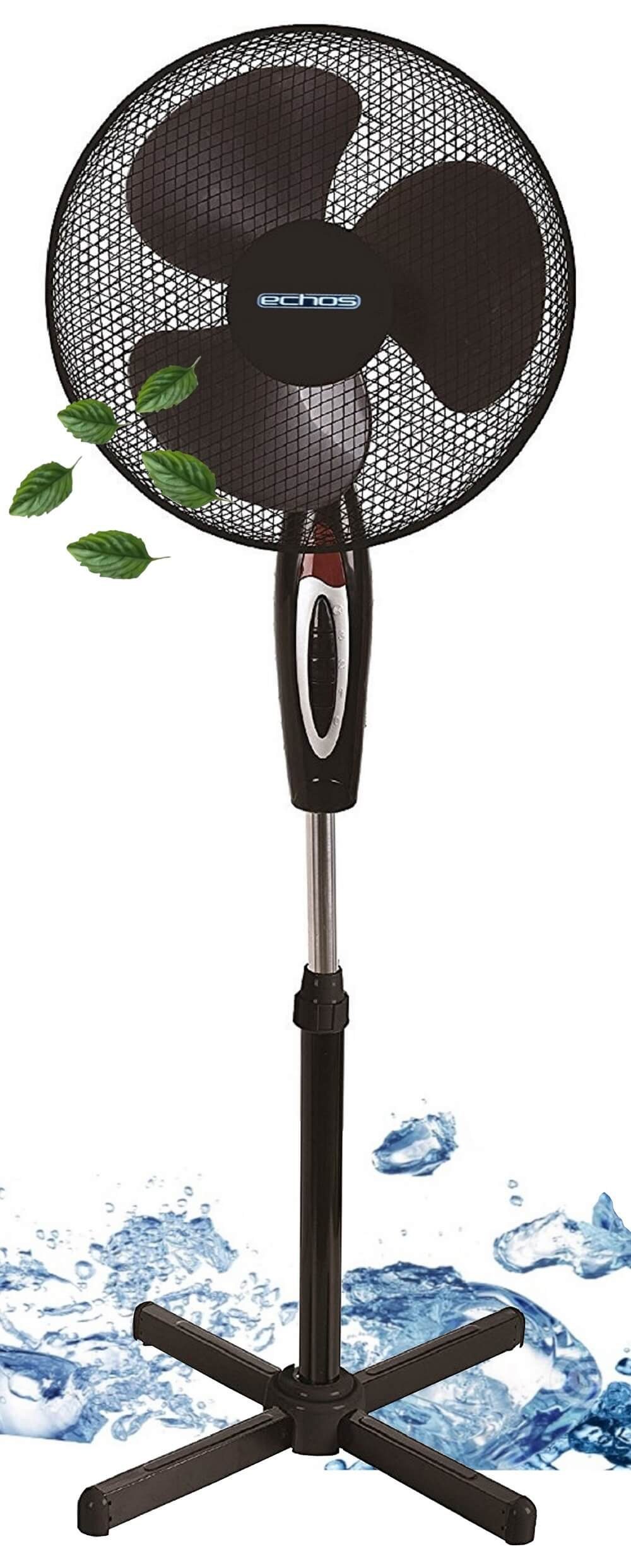 echos Standventilator Eco-102, Oszillierend, Höhenverstellbar, Neigungswink günstig online kaufen