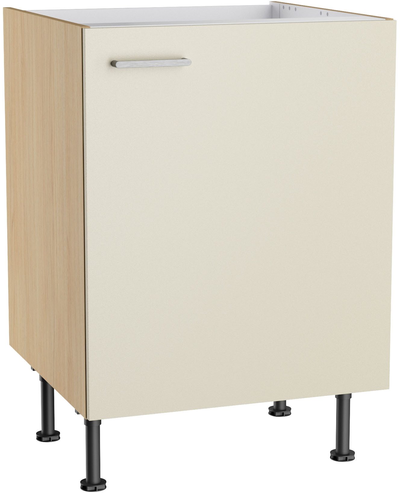 KOCHSTATION Spülenschrank KS-Lucy Breite 60 cm, mit 1 Tür, höhenverstellbare Füße, Soft-Close