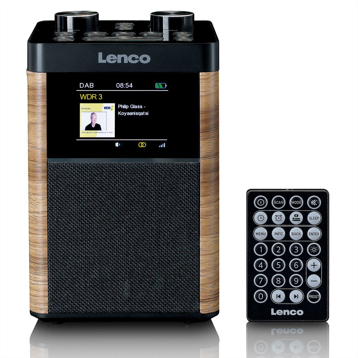 Lenco DAB+ Radio PDR-060WD (DAB) Digitalradio
