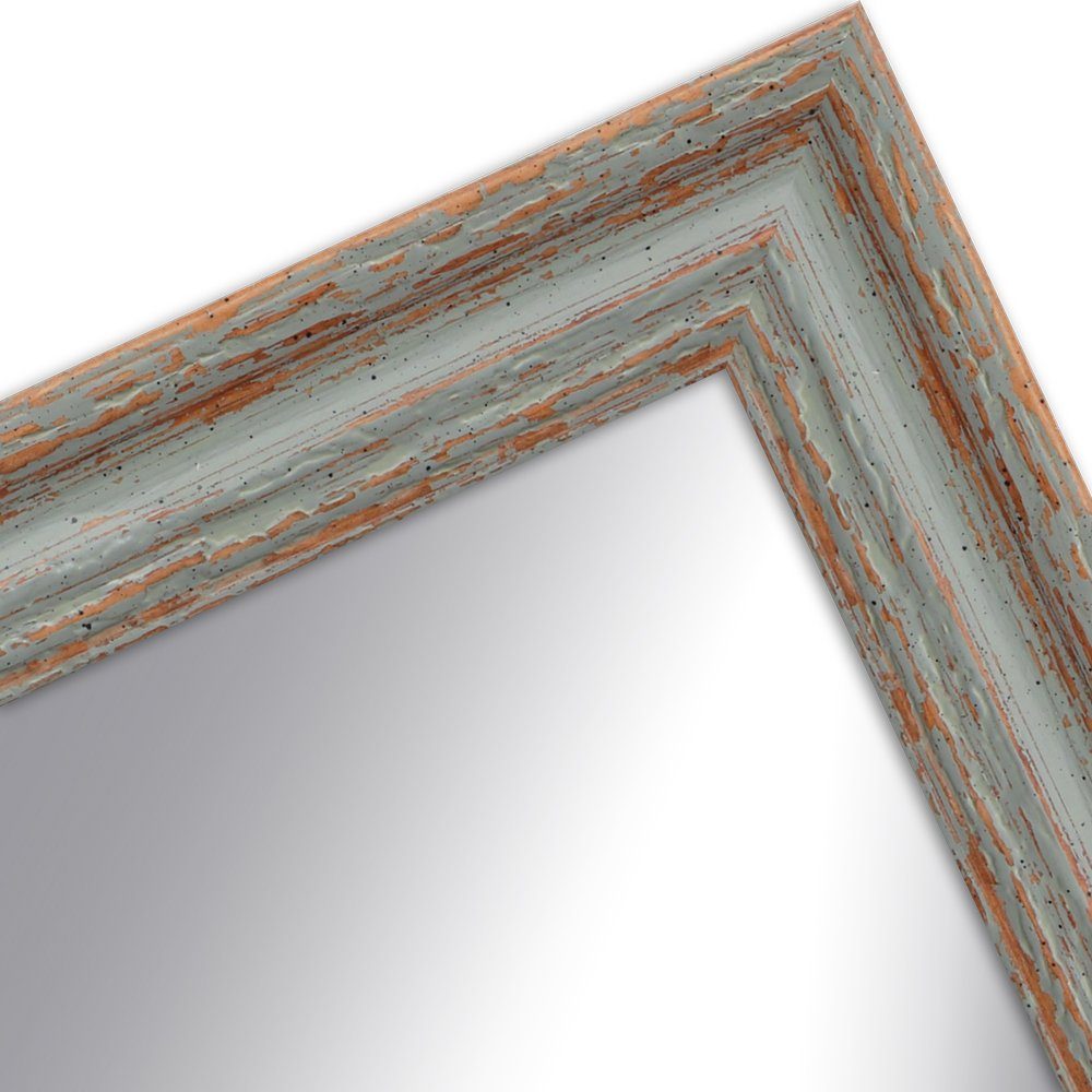 WANDStyle Wandspiegel H740, Grau, aus Massivholz günstig online kaufen