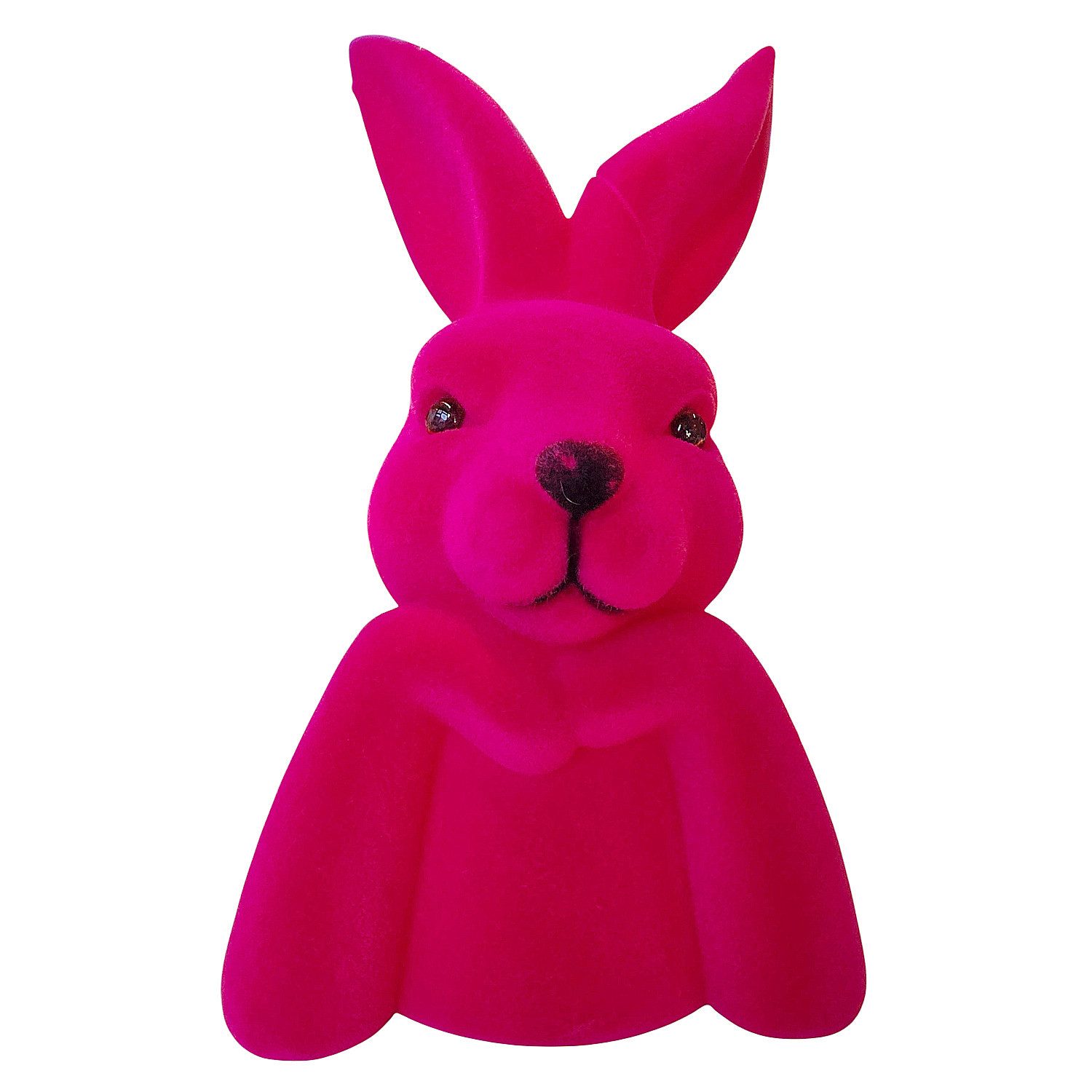Macosa Home Osterhase Hasenbüste Pink, Orange od. Grün modern 29 cm (Dekofigur Büste Hasenfigur, 1 St., Osterhase Dekoration Ostern), bunt modern Osterhase Osterdeko