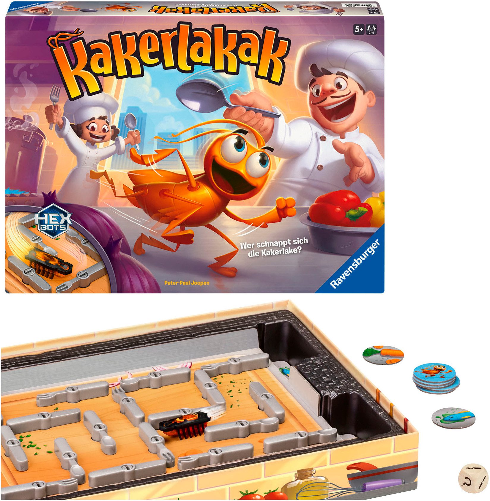 Ravensburger Spiel Kakerlakak, Familienspiel, Made in Europe