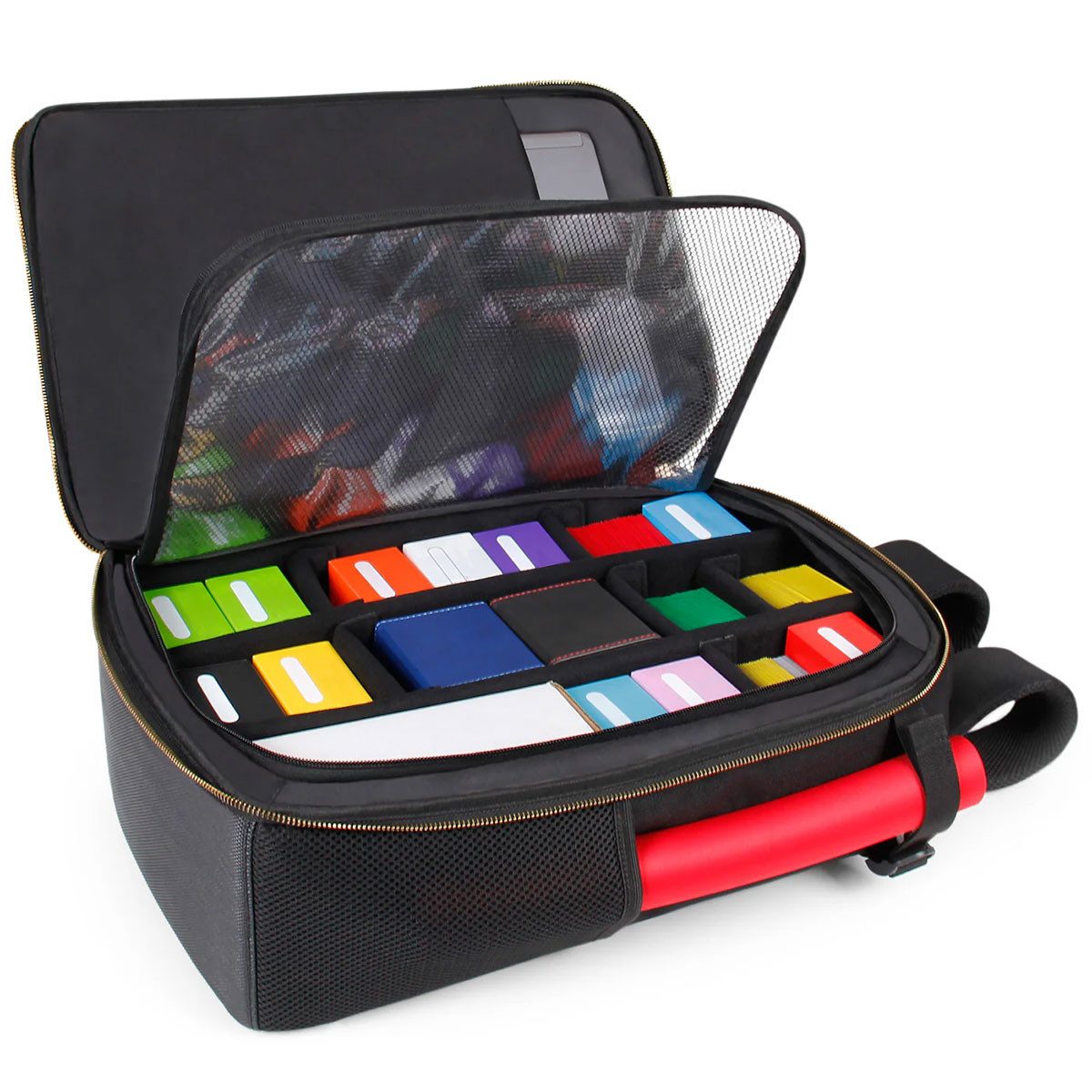 ENHANCE Reisetasche Trading Card Games MTG Backpack - Black Rucksack für Sammelkarten
