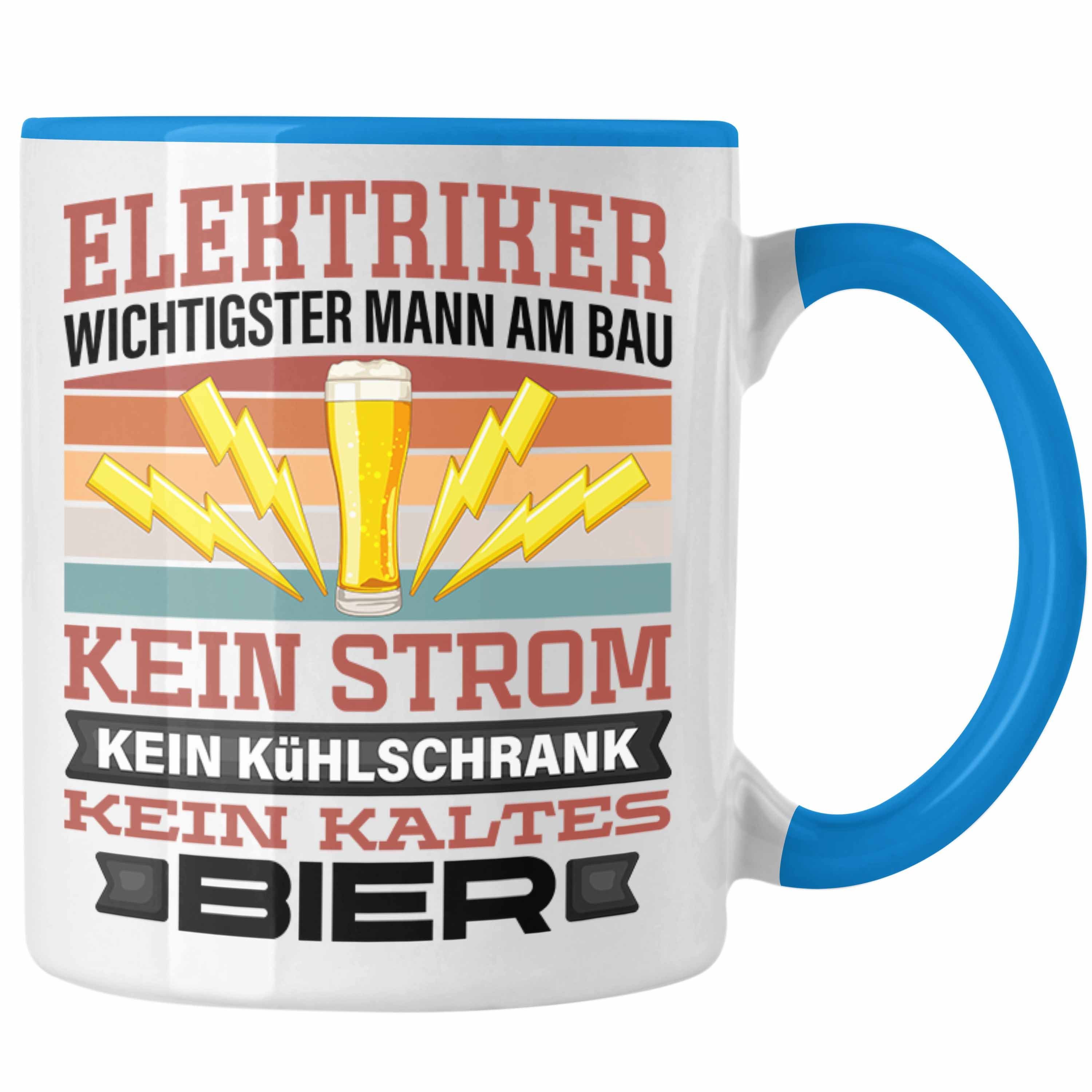 Trendation Tasse Elektriker Tasse Spruch Wichtigster Mann Am Bau