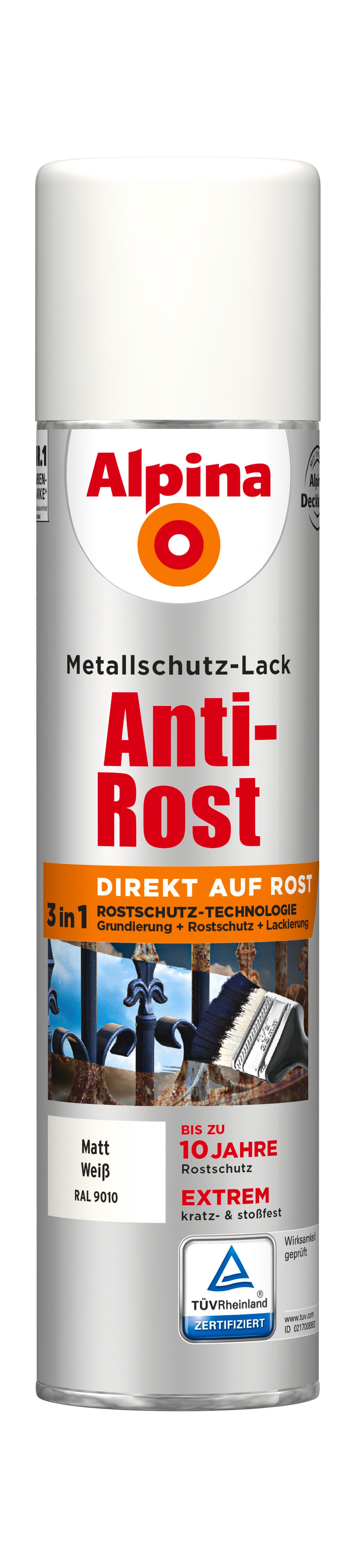 Metallschutzlack Metallschutzlack Anti-Rost 400ml Sprühdose matt