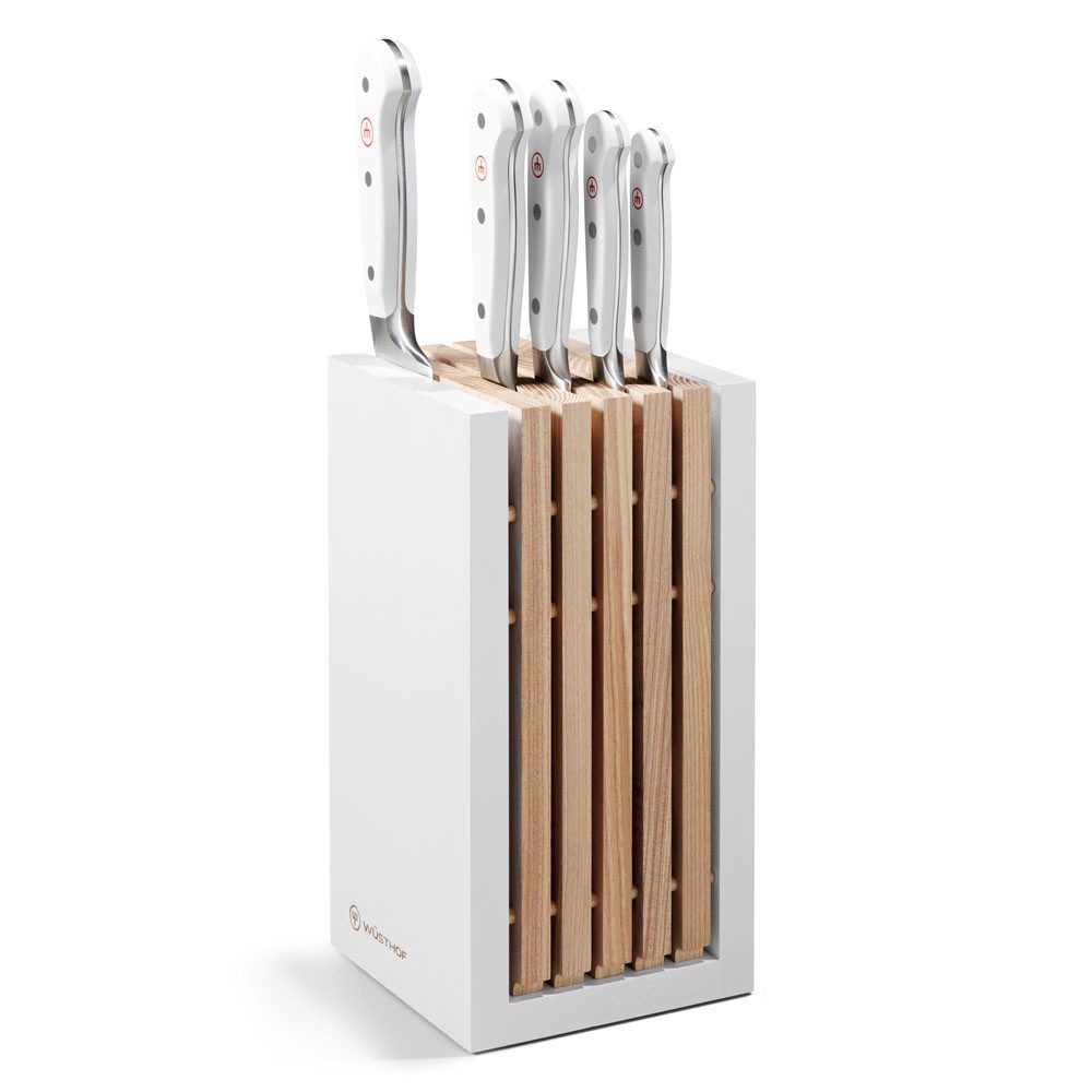 WÜSTHOF Messerblock Wüsthof Messerblock Classic White 6-teilig Santoku