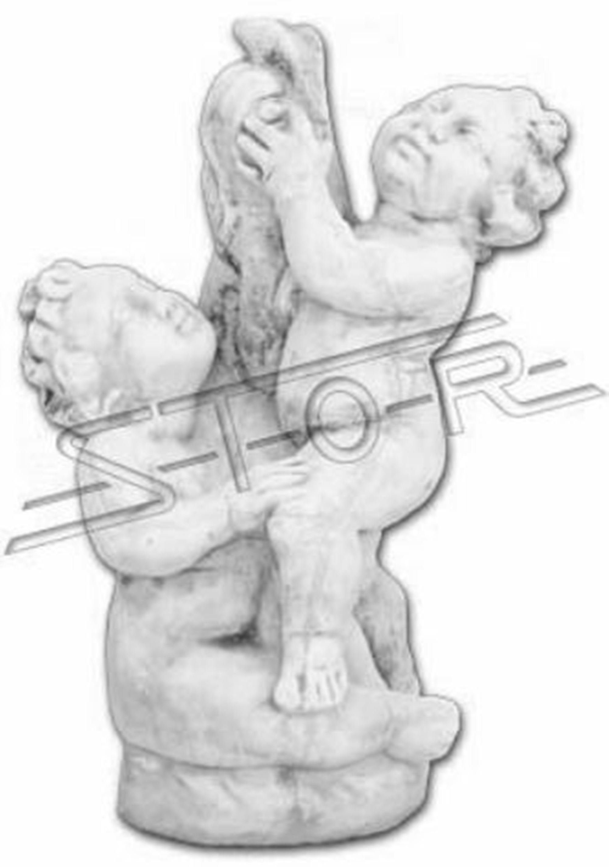 JVmoebel Skulptur Figur Skulptur Kinder engel Skulpturen Designer Garten Statuen