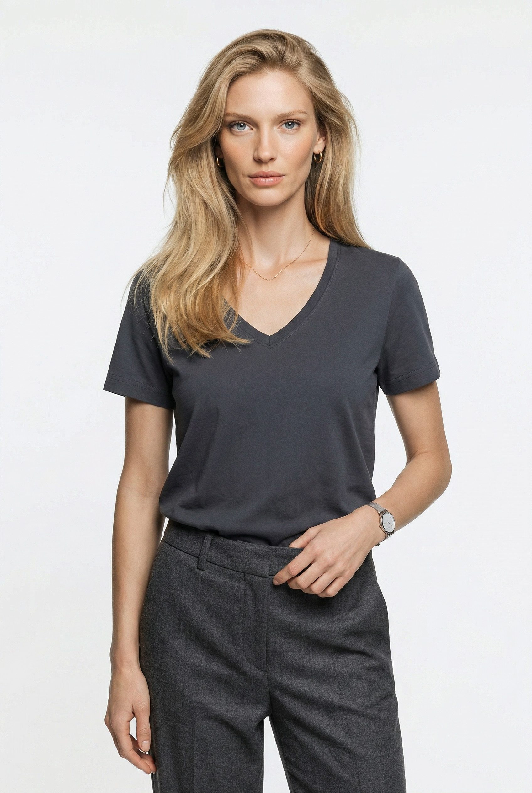 Calvin Klein Jeans T-Shirt Archive Jersey Vnk Tee EU Mit V-Ausschnitt