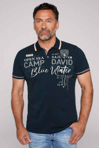 CAMP DAVID Poloshirt aus Baumwolle