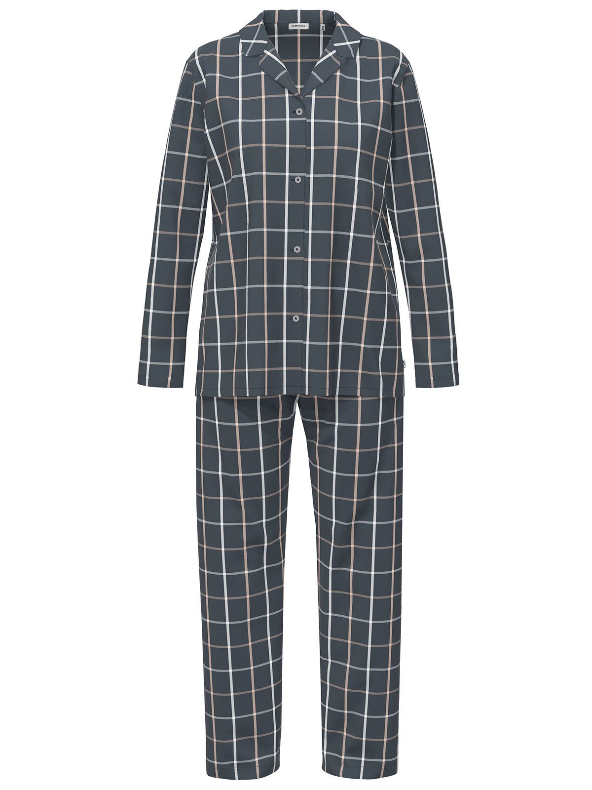 Seidensticker schwarze Rose Pyjama Damen Pyjama lang (Stück, 1 tlg)