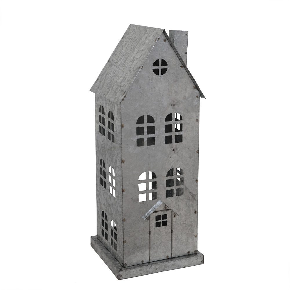 Grafelstein Kerzenlaterne Laterne ZINKHAUS grau aus Metall H38cm Lichthaus günstig online kaufen