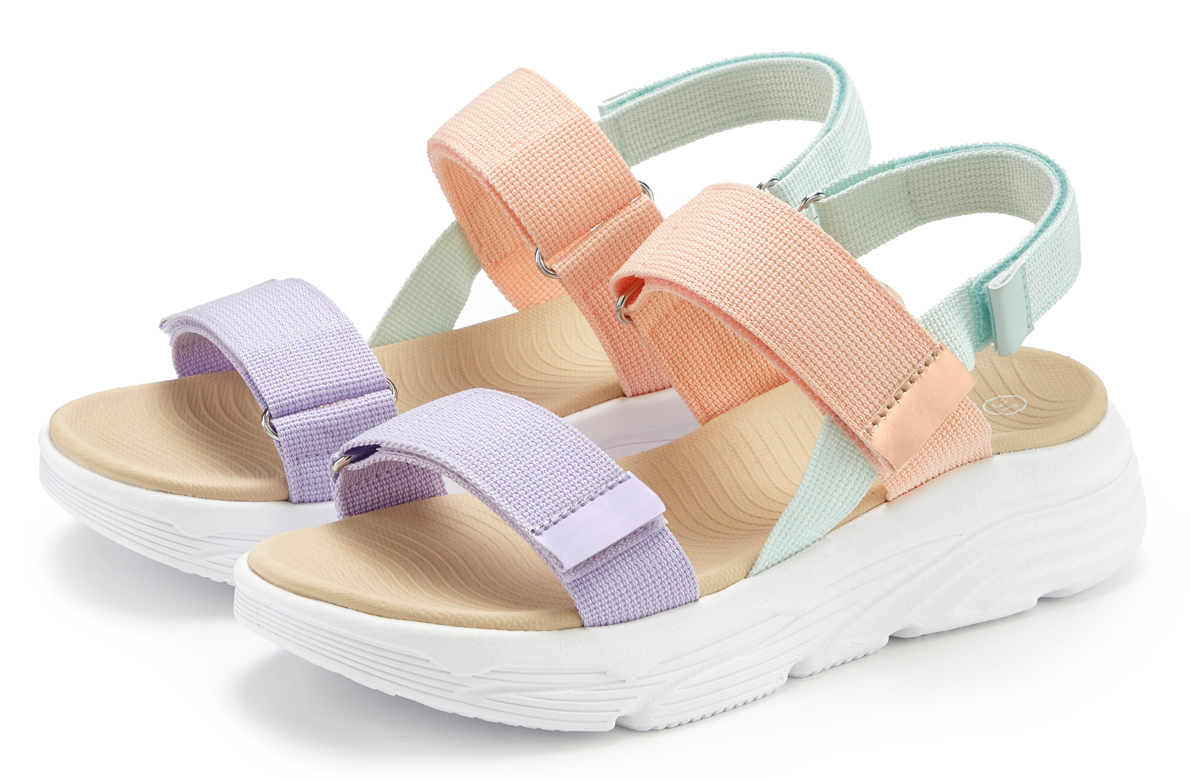 Sandalette, Pantolette, Sommerschuhe, Riemchensandale Sandale