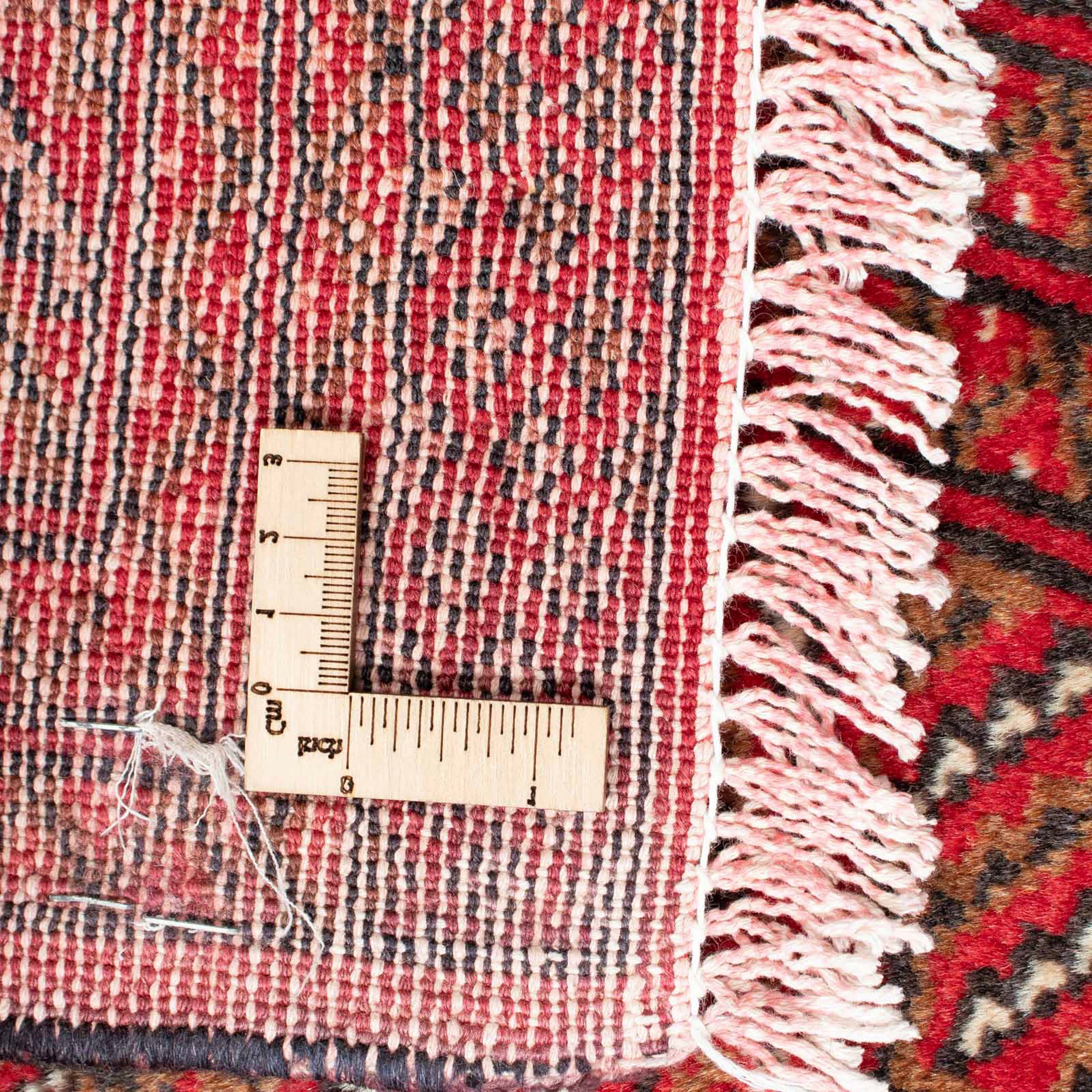 Orientteppich Belutsch - morgenland, Höhe: Zertifikat 8 Wohnzimmer, cm x mm, 144 - Einzelstück rot, Handgeknüpft, rechteckig, 103 mit