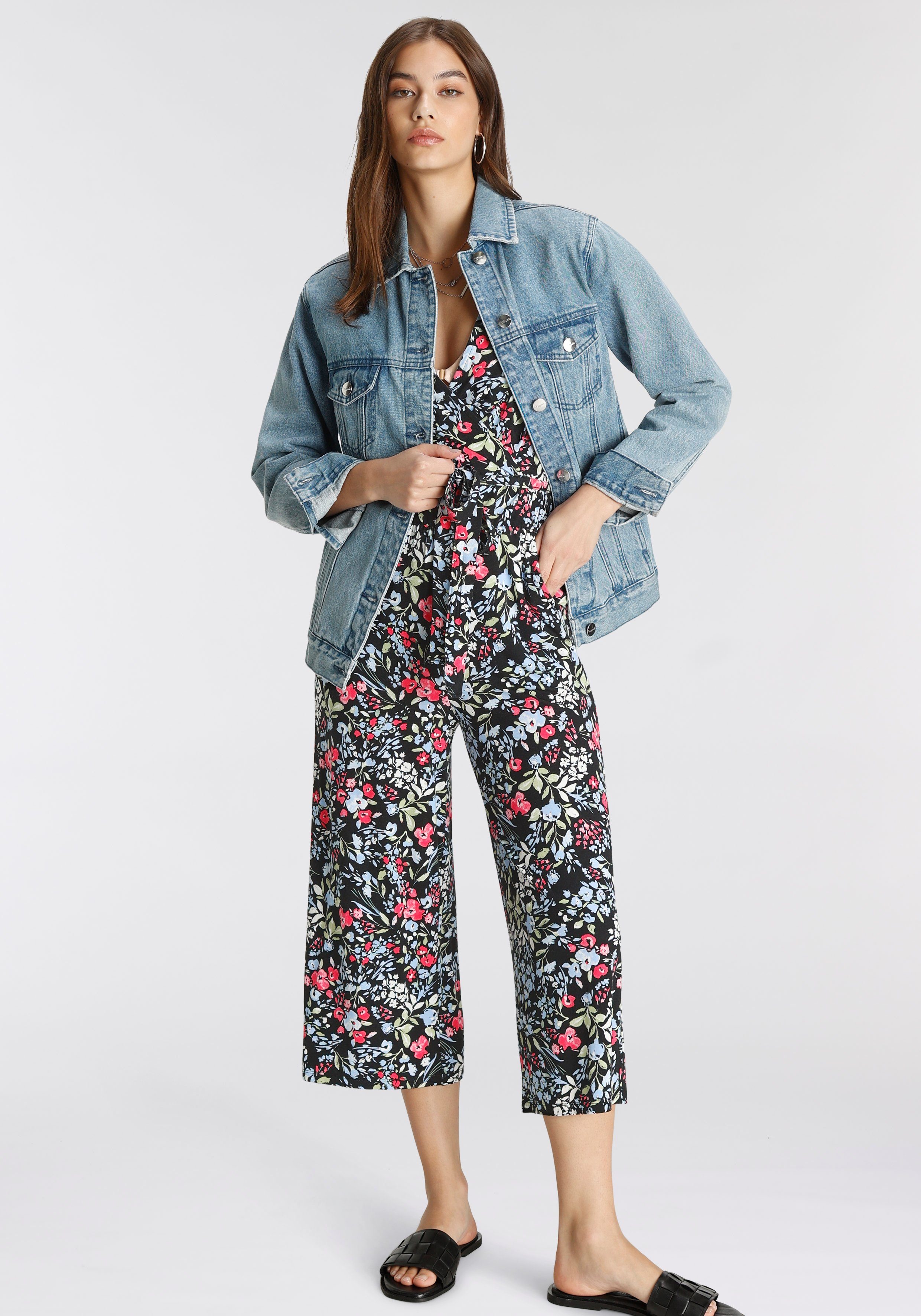 Tamaris Culotte-Overall mit Bindegürtel