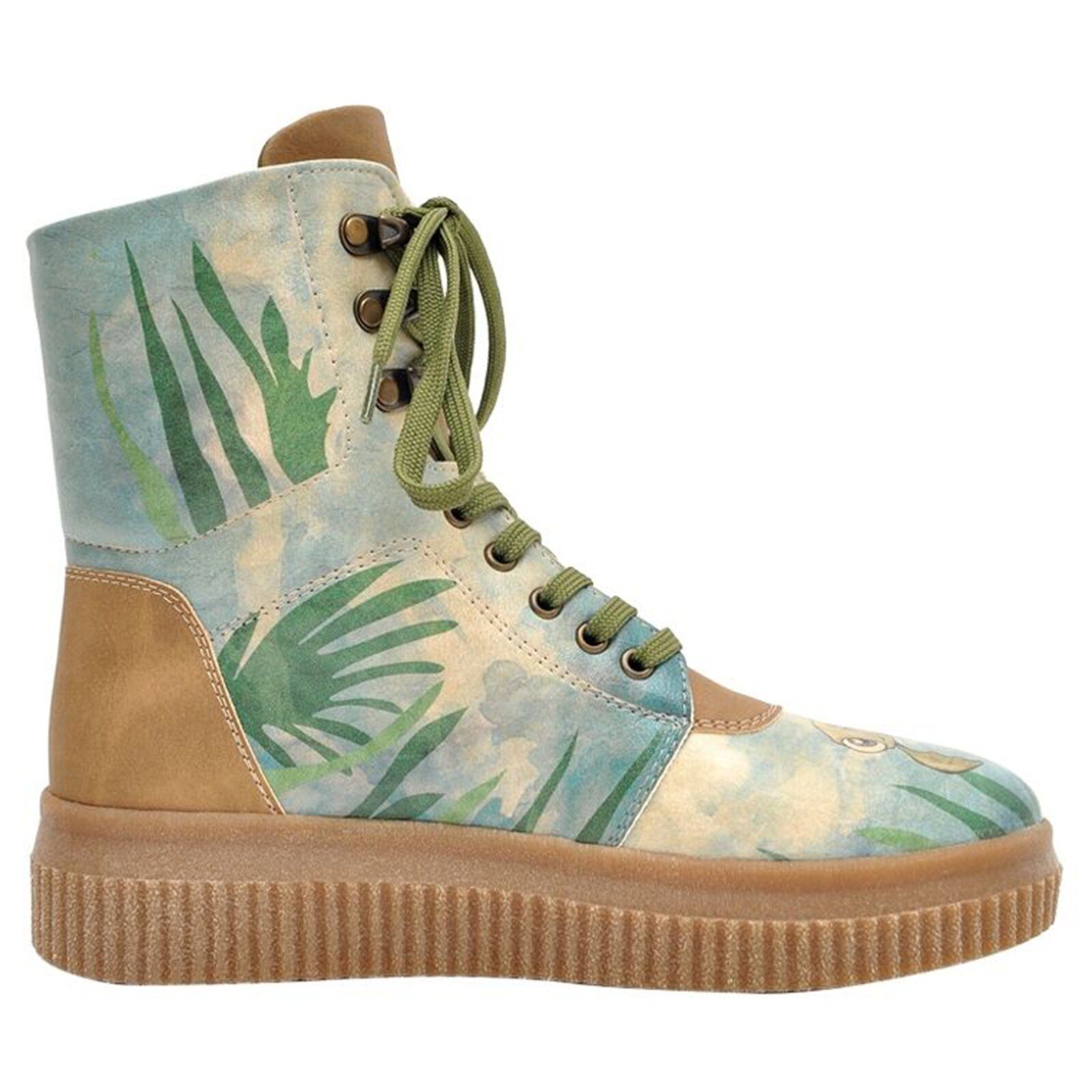 DOGO Future High Top Boots Caretta Damen Stiefeletten Schnürboots Handgefertigt