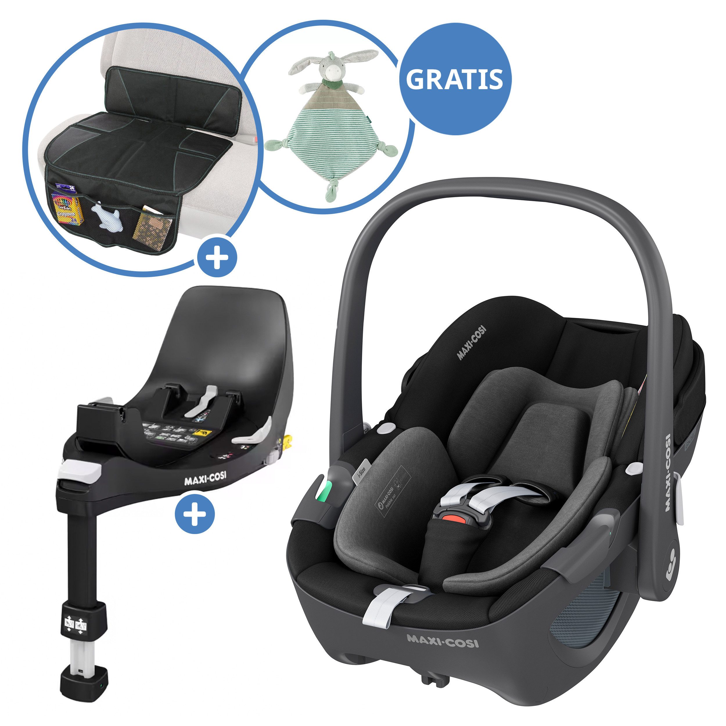 Babyschale Pebble 360 i-Size - Essential Black