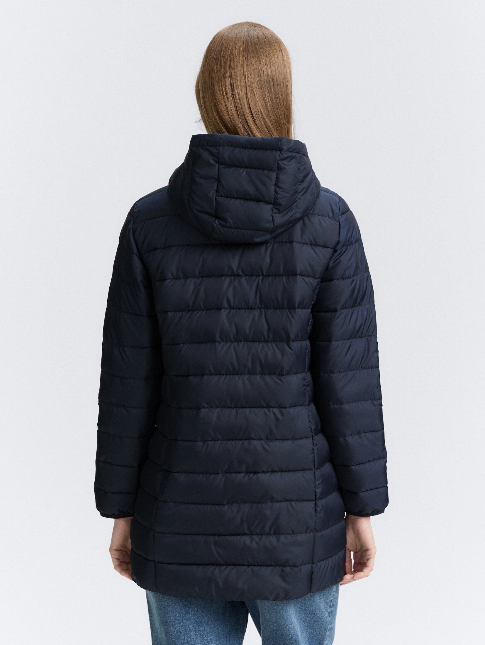 TOM TAILOR Denim Steppmantel Jacken Lightweight Steppmantel mit Kapuze