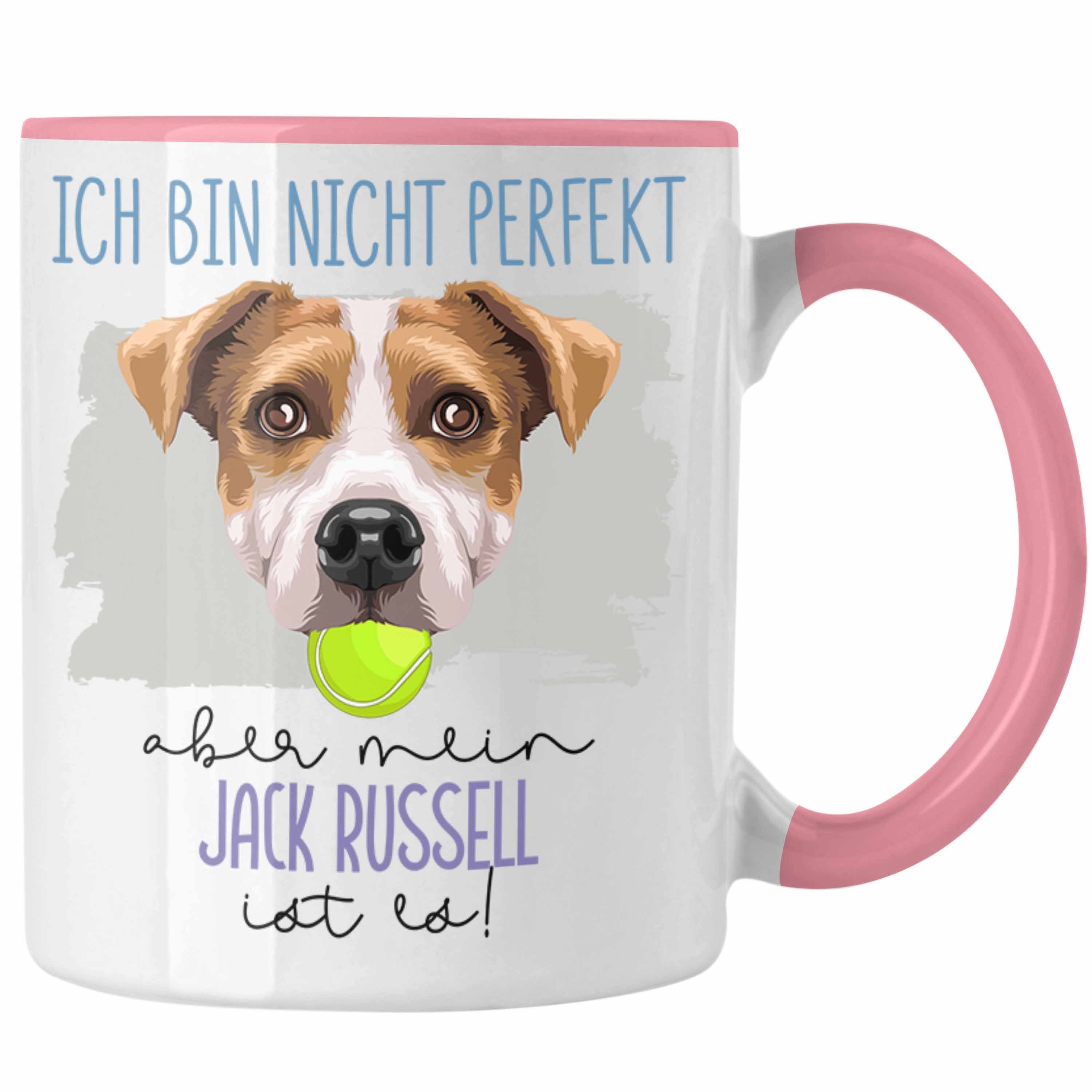 Trendation Tasse Jack Russell Besitzer Tasse Geschenk Lustiger Spruch
