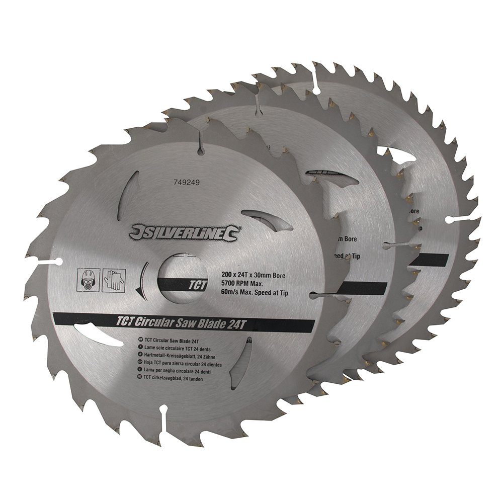 Kreissägeblatt Hartmetall Kreissägeblätter Set 200 x günstig online kaufen