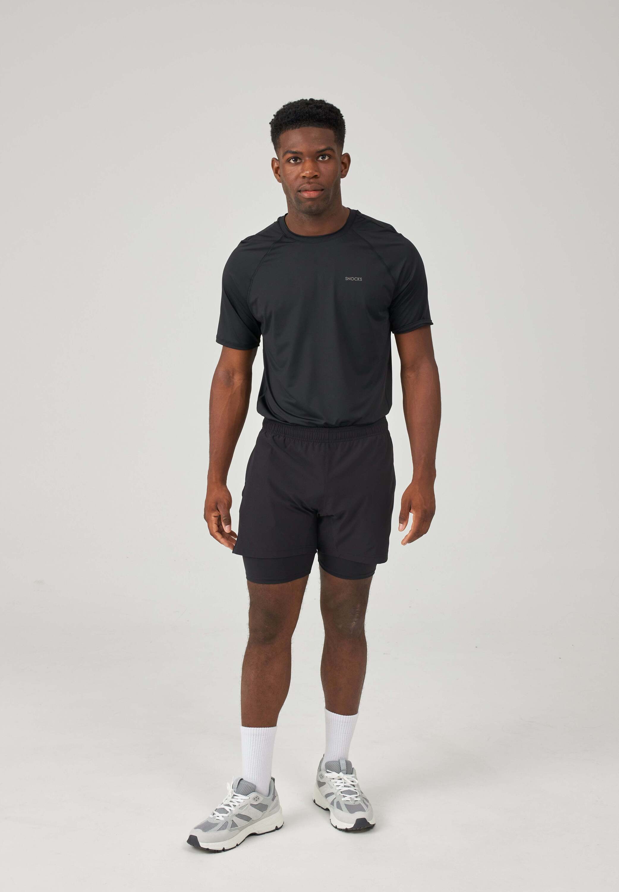 SNOCKS Trainingsshorts 2 in 1 Sportshorts Herren (1-tlg) Trainingsshorts mi günstig online kaufen