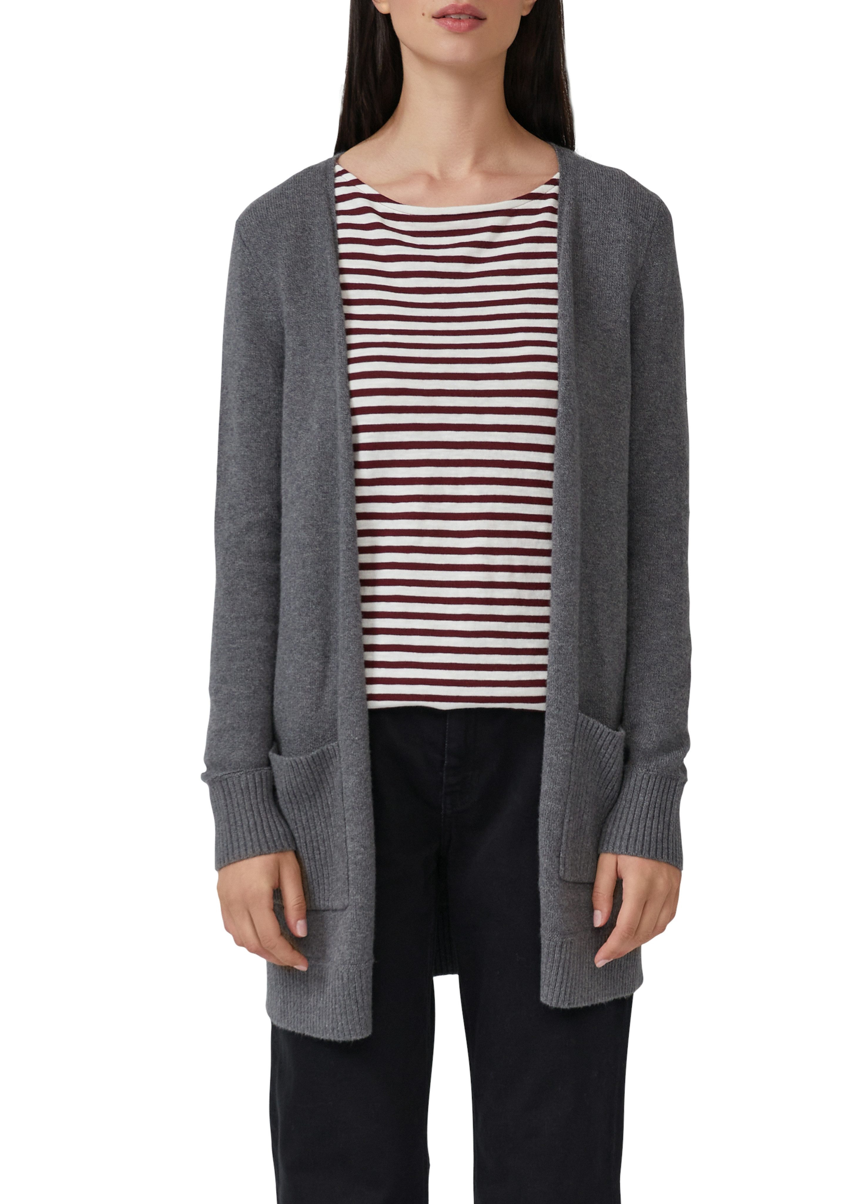 s.Oliver Strickjacke mit aufgesetzten Taschen günstig online kaufen