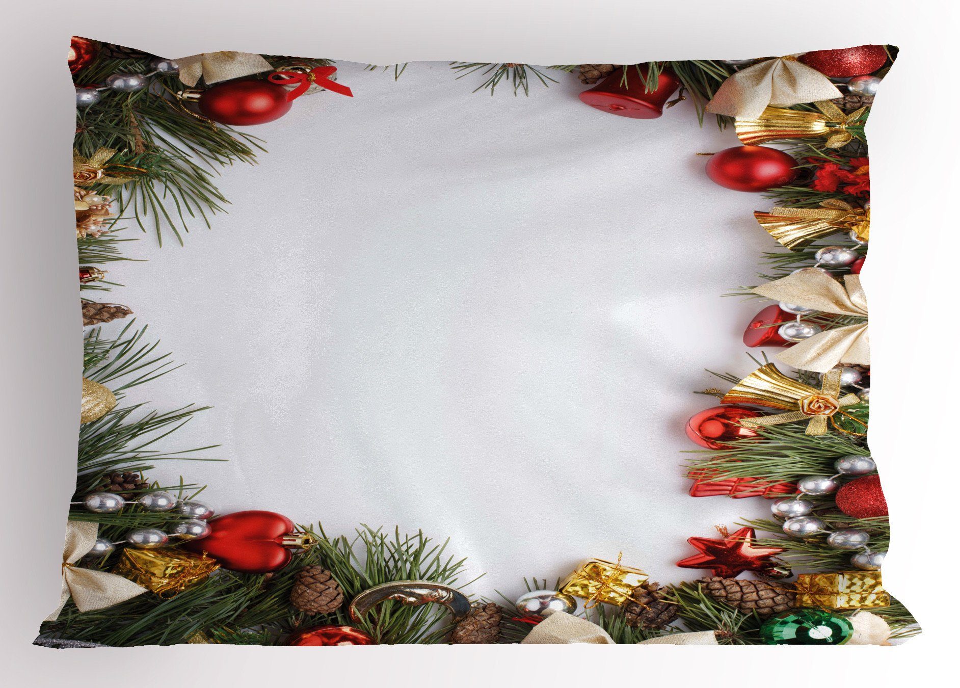 Kissenbezüge Dekorativer Standard King Size Gedruckter Kissenbezug, Abakuhaus (1 Stück), Weihnachten Dressed Weihnachtsbaum
