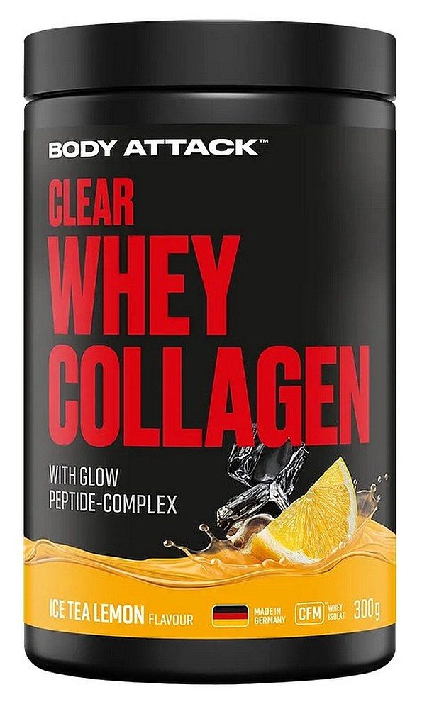 Body Attack Body Attack Clear Whey Collagen – 300 g-Dose Pulver
