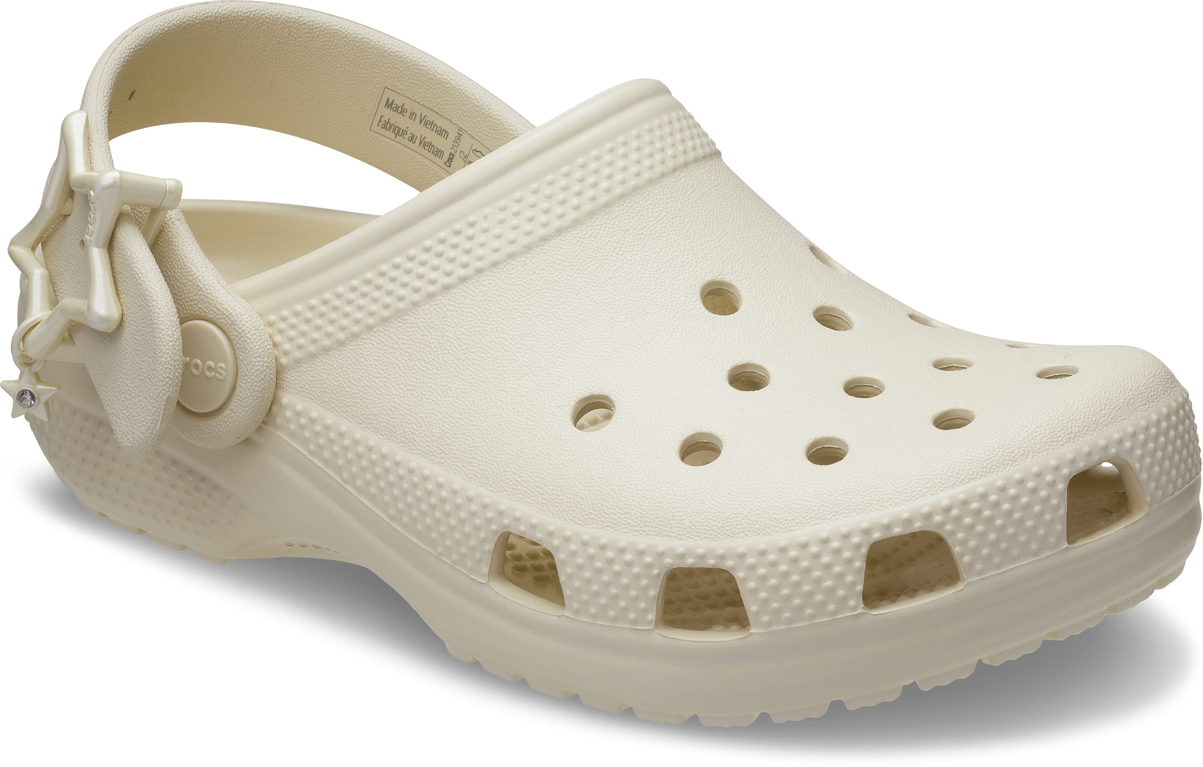 Crocs Classic Star Buckle Clog T Clog Schlupfschuh, Hausschuh mit Luftöffnungen