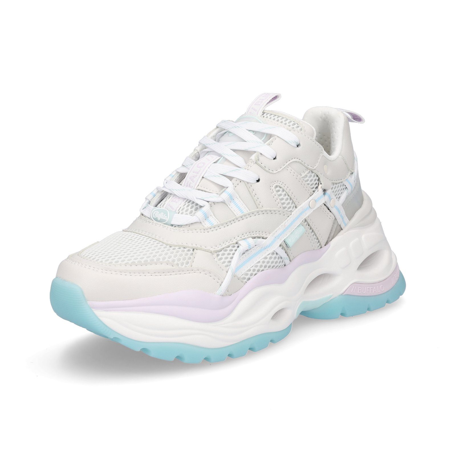 Buffalo Buffalo Damen Sneaker Triplet Hollow pastell Sneaker