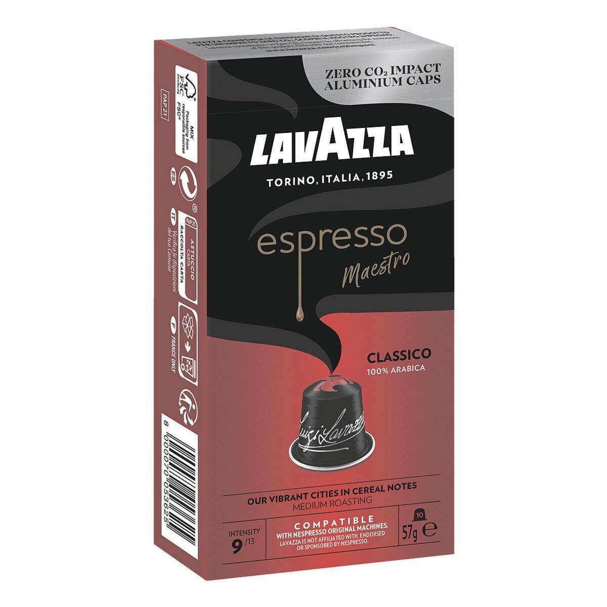 Lavazza Kaffee espresso Maestro CLASSICO, 10 Kapseln