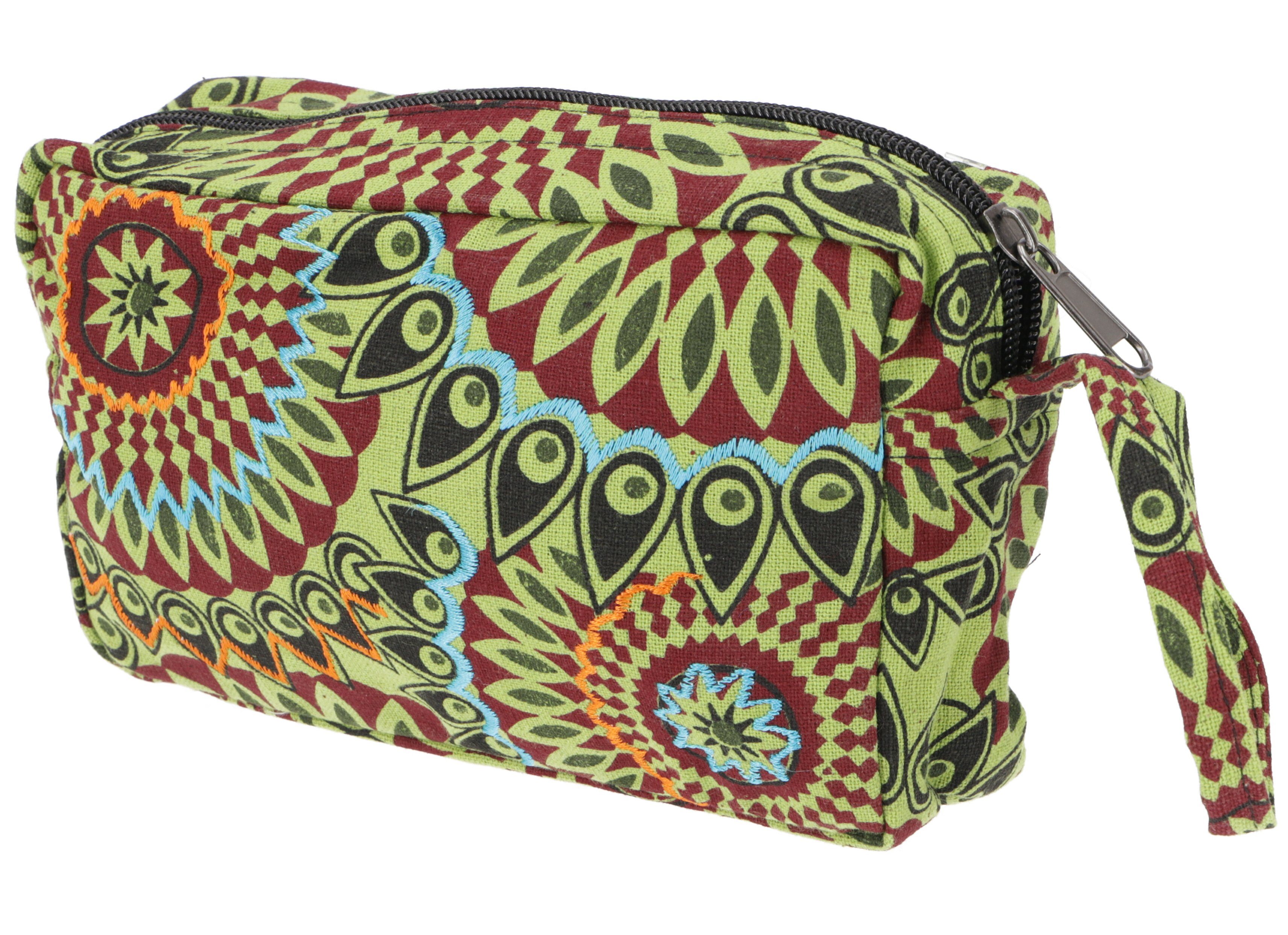 Guru-Shop Aufbewahrungstasche Boho Kosmetiktasche, Kramtäschchen aus Nepal -.. – Bild 2 von 2