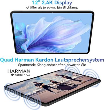 blackview Tab18 Helio G99 Octa-Core Prozessor Tablet (12", 256 GB, Android 13, 4G LTE /5G, Mit einem auffälligenwunderschönen Designsowie erstaunlichenFunktionen)