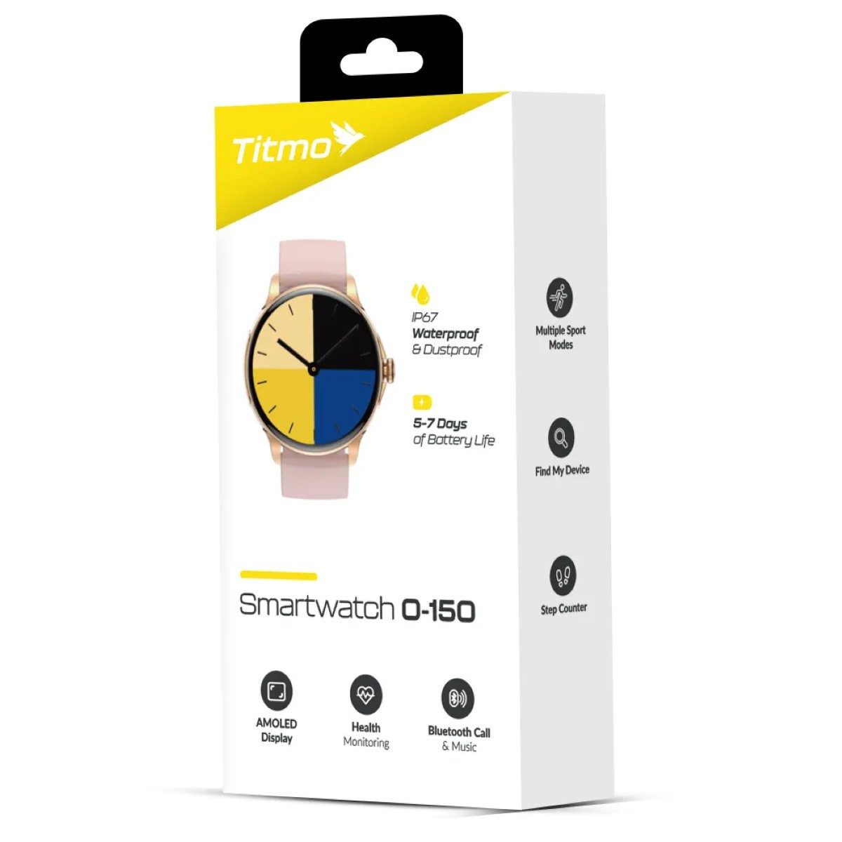 COFI 1453 O-150 Smartwatch 1,43 Zoll AMOLED-Display, IP67-Wasserdicht Smartwatch, 1-tlg., IP67 wasser- & staubgeschützt, Bluetooth 5.3, 1,43" AMOLED-Farbdisplay