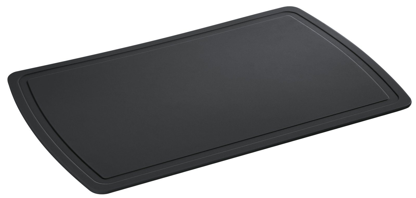 ZASSENHAUS Schneidebrett Premium Line Schneidmatte schwarz 38 x 25 cm, thermoplastisches Polyurethan (TPU)