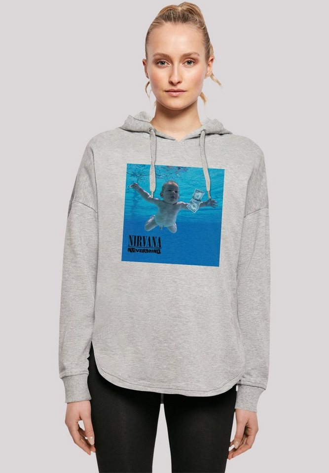 F4NT4STIC Sweatshirt Nirvana Rock Band Nevermind Album Premium Qualität,  Gemütlicher Dammen Hoody mit sportlichem Look