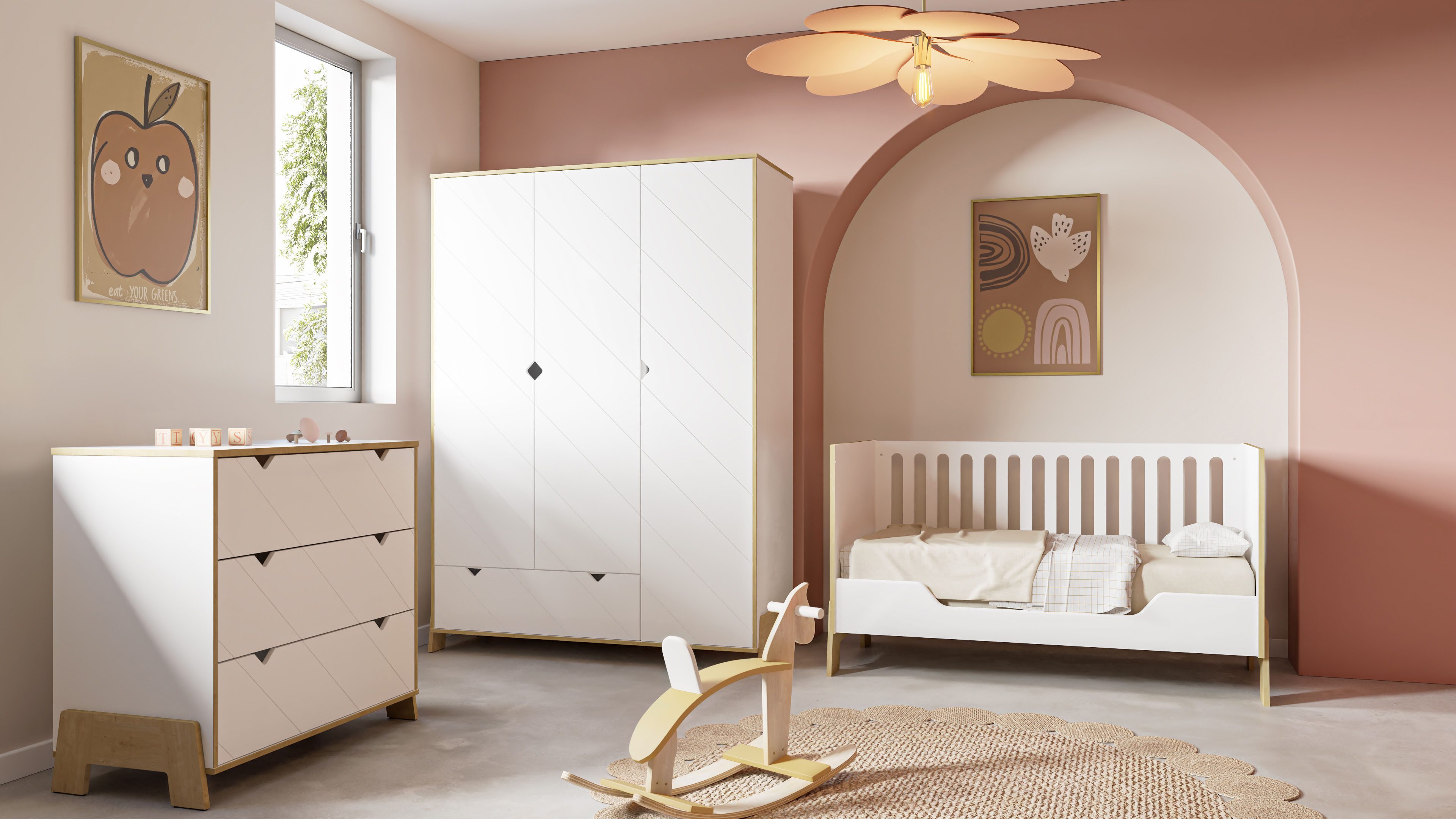 Demeyere GROUP Kleiderschrank Albizia Großzügiger Stauraum