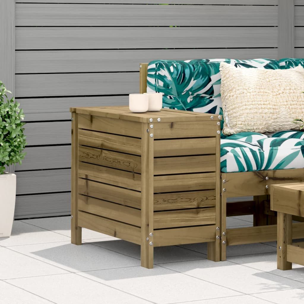 vidaXL Sofaelement Gartenhocker 62x31,5x52 cm Kiefernholz günstig online kaufen