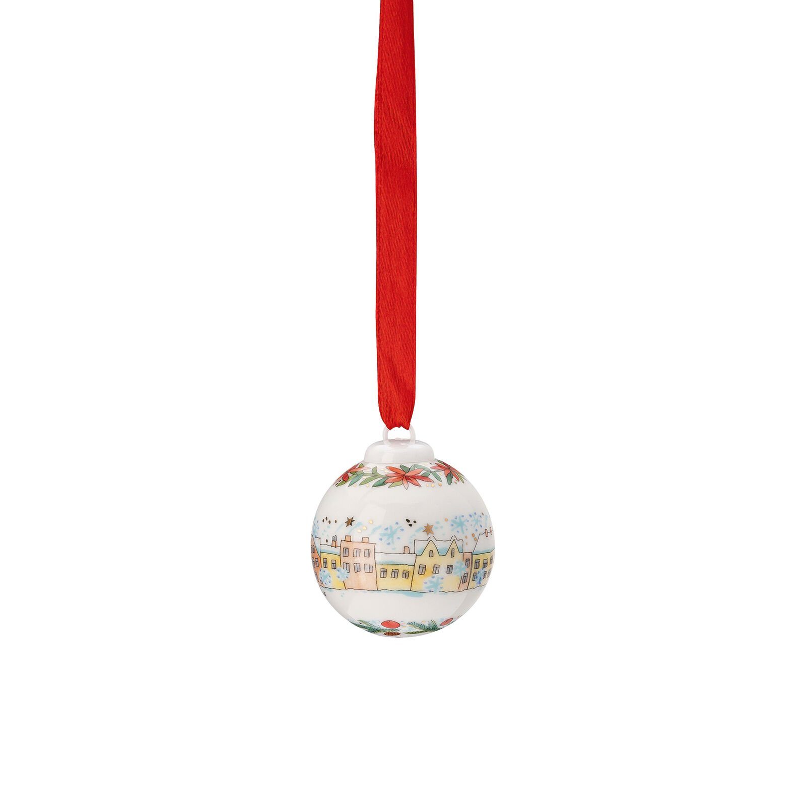 Hutschenreuther Hängedekoration Weihnachtsbaum Mini-Kugel Sammelkollektion (1 Details liebevollen Weihnachtsklänge 23 St), mit
