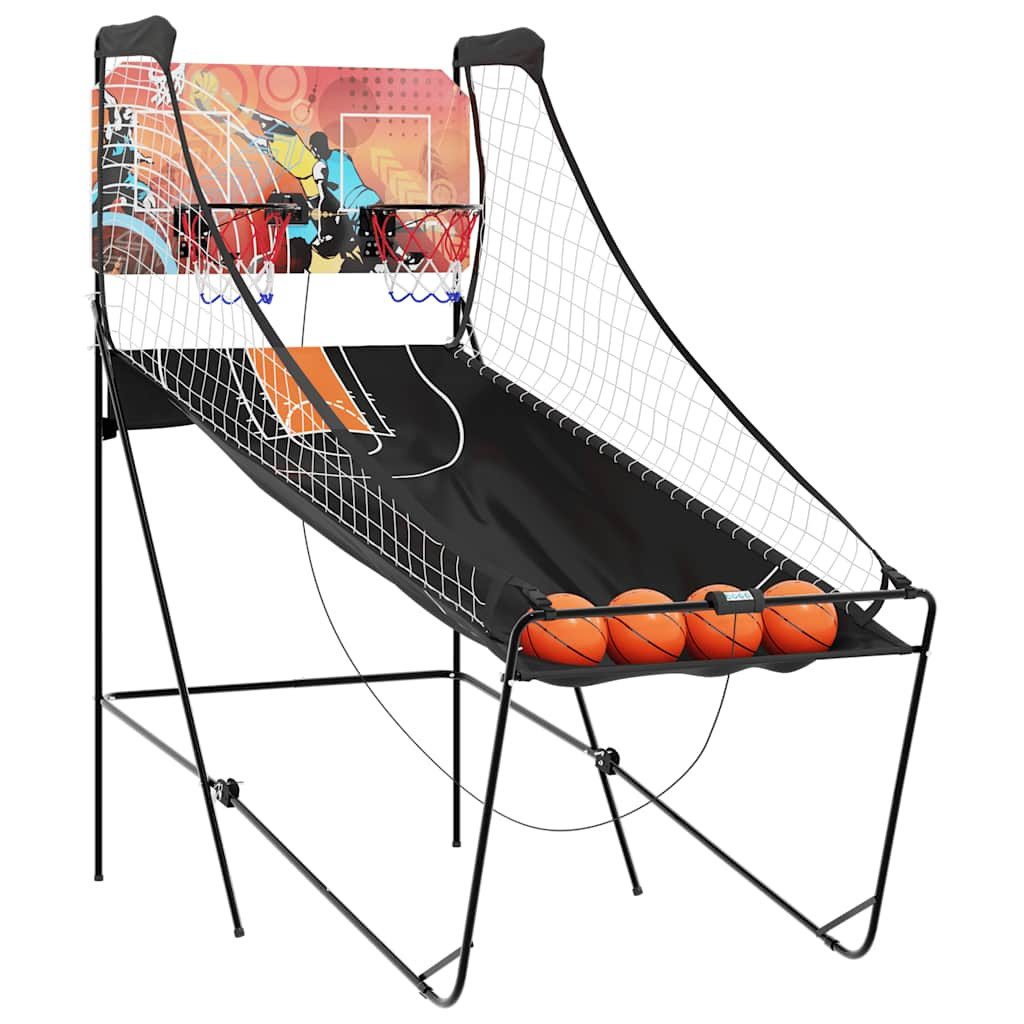 Basketballständer Arcade-Basketballspiel mit 4 Bällen für 2 Spieler