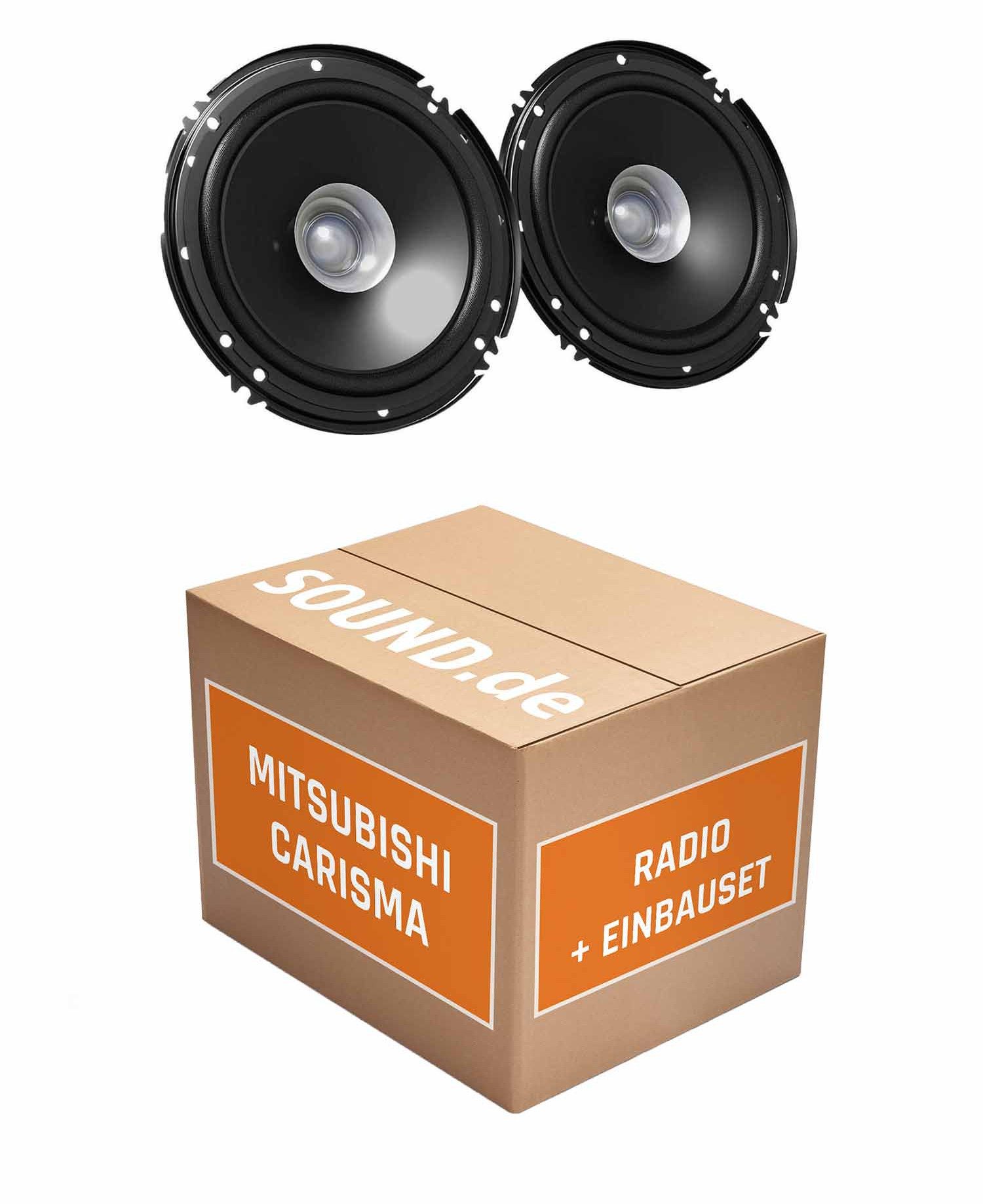 JUST SOUND best choice for caraudio Lautsprecher Boxen Einbauset JVC CS-J610X Mitsubishi Carisma DA2A Auto-Lautsprecher (30 W, 16 cm)